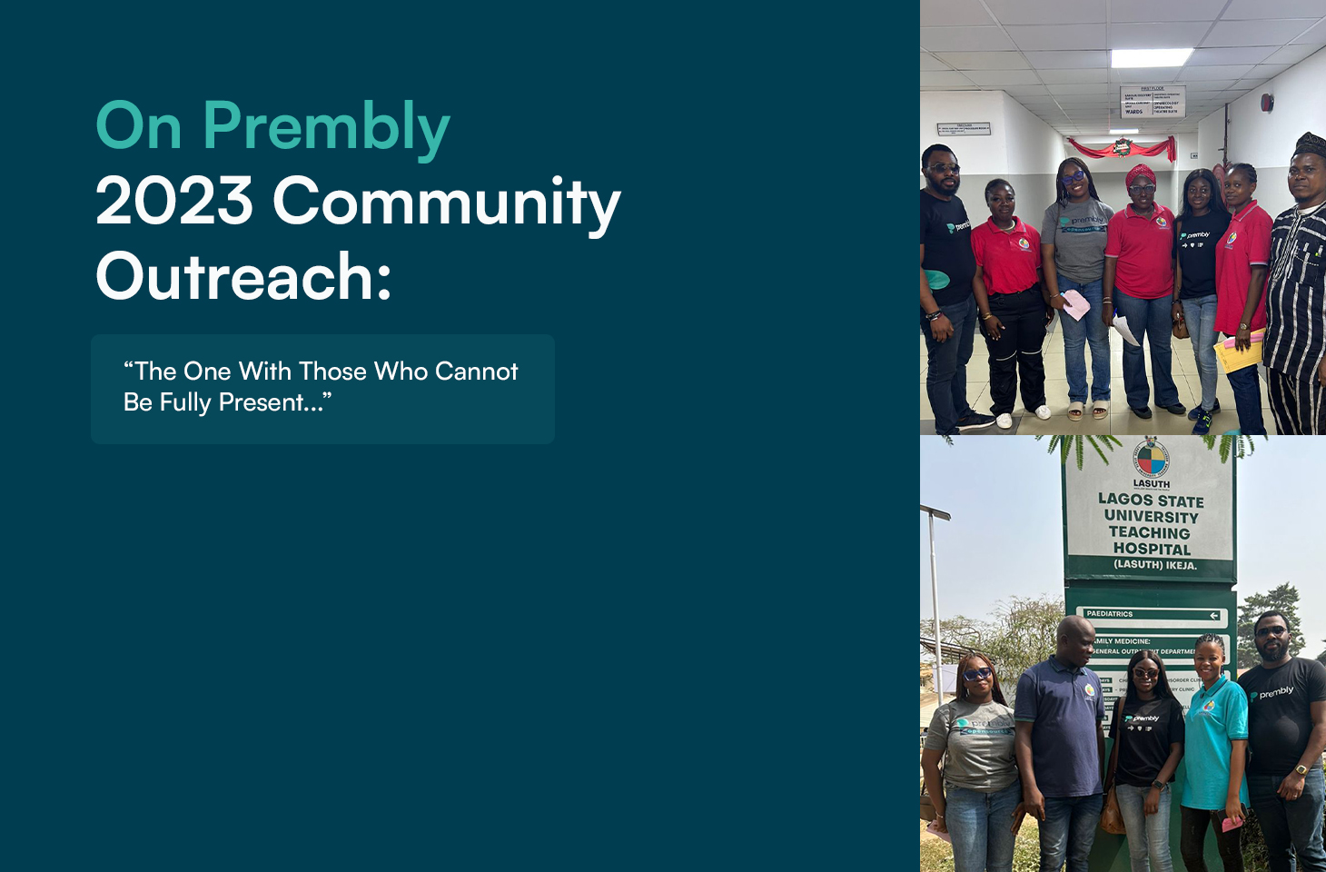 Prembly's CSR activities