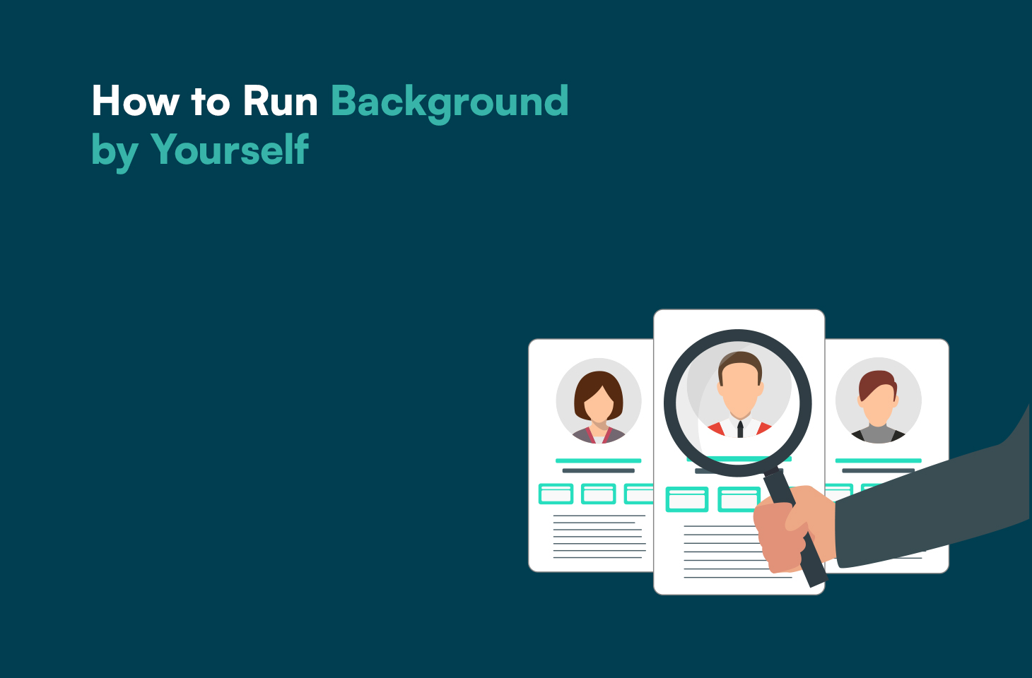 How to run Backgrounc check